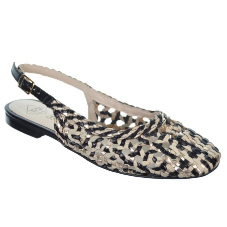 Top3 24461 Zapato Piel Confort Fiesta Hebilla Mujer