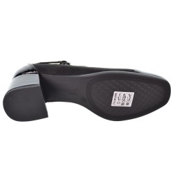 Amarpies 27121 Zapato Mercedita Confort Charol Tacón Mujer