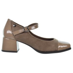 Amarpies 27121 Zapato Mercedita Confort Charol Tacón Mujer